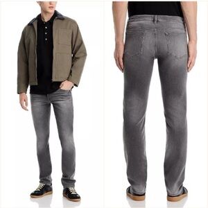 FRAME Denim Men's L’Homme Slim Jeans Noah Gray Wash 33